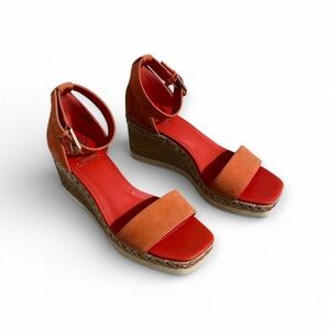 Women's Vince Camuto Orange Wedge Sandals